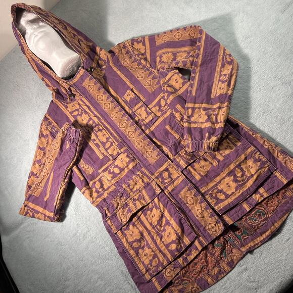 Gramicci Other - Y2k 2000s Gramicci Retro Anorak Patchwork Jacket Hoodie Mens Small Hawaiian VTG